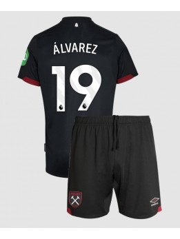 West Ham United Edson Alvarez #19 Dječji Gostujuci Dres kompleti 2024-25 Kratak Rukavima (+ kratke hlače)